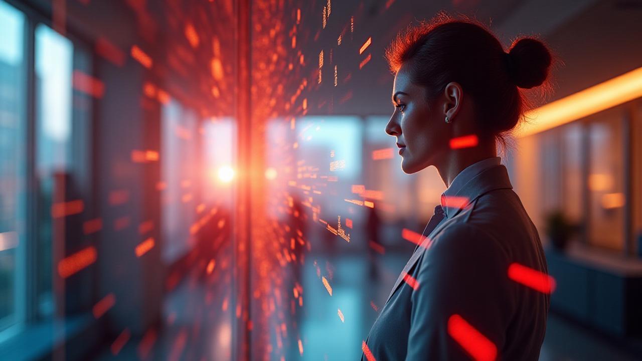 Professional recruitment team analyzing candidate profiles on digital interface